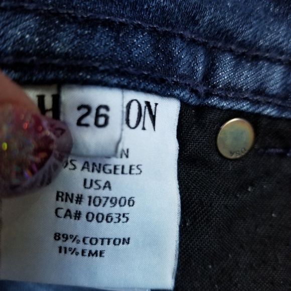 Hudson Dark Wash Flare Jeans - Picture 8 of 8